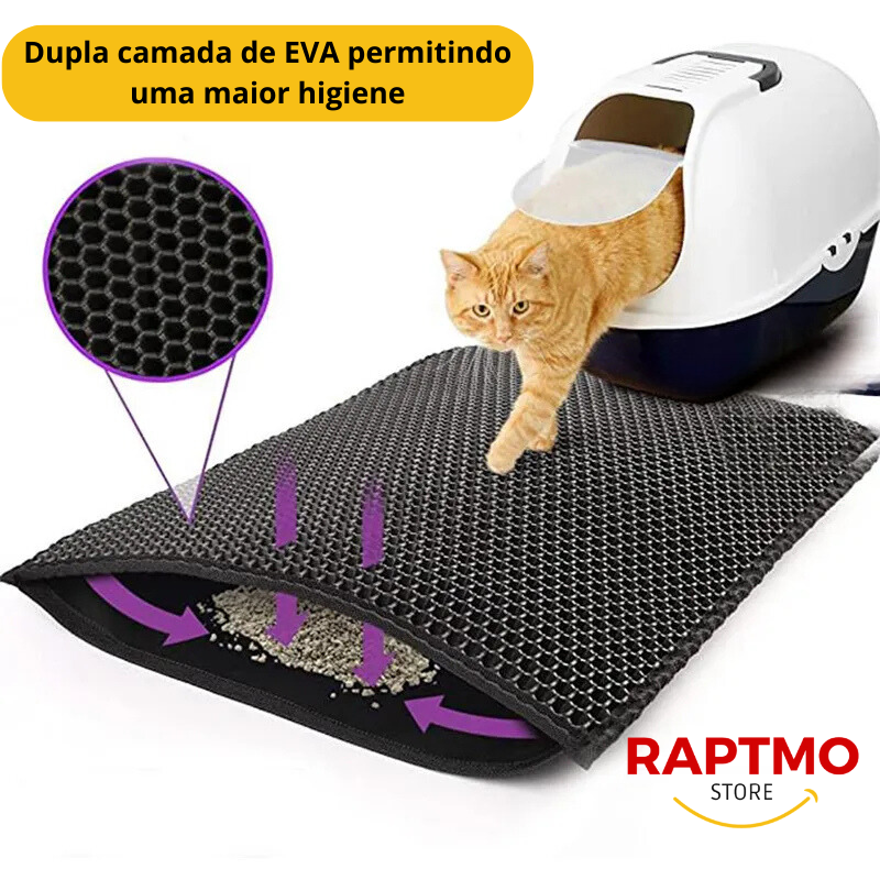 Tapete Anti-Sujeira para Gatos