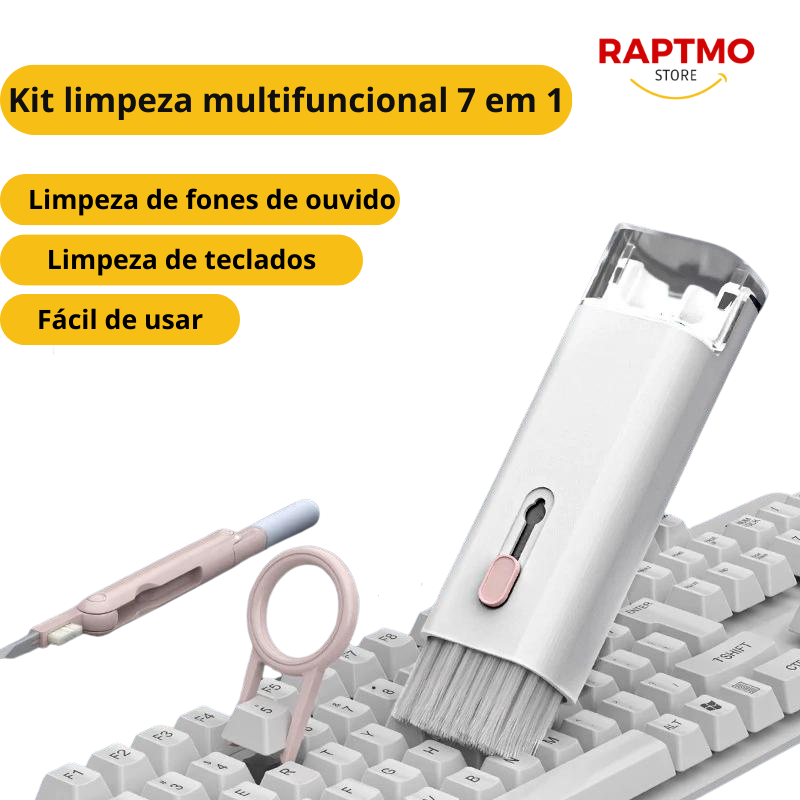 Kit Limpeza Multifuncional 7 em 1