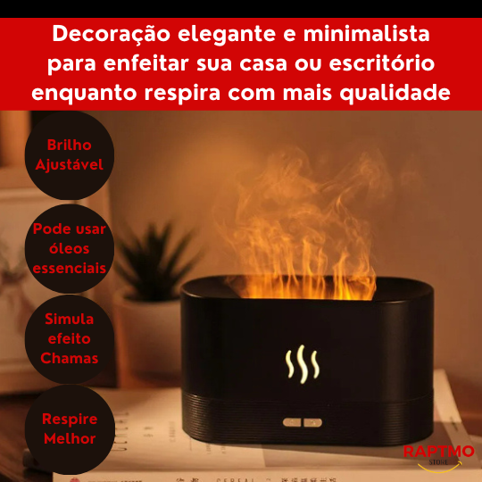 Umidificador Ultrassônico com Aromaterapia